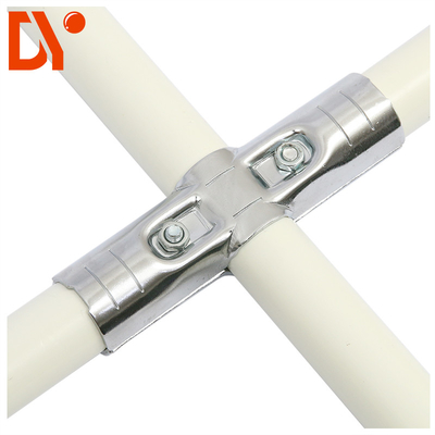 High Quality Chrome Plated HJ-11 Lean Pipe Joint Connertor For 28mm Diameter Lean Tube