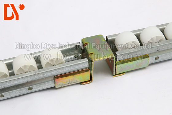 4 Meters Roller Track System Metal Plate Plastic Wheel Customized Color