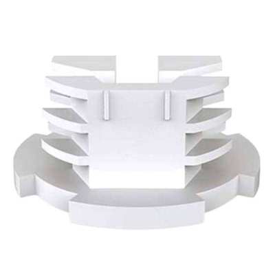 DYP28-03 Lean Pipe Fittings Aluminum Extrusion Tube End Cover T Slot Frame Insert