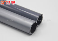 Silver Grey Workshop Plastic Coated Pipe Steel Q195 Material For Assembly Products