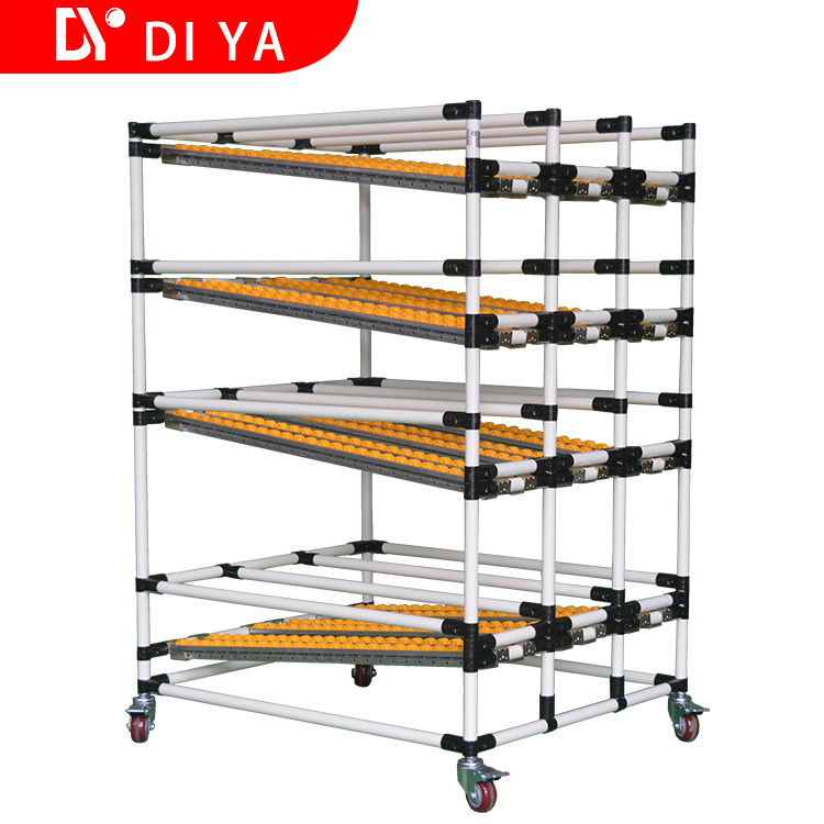 Flow Rack Rail Slides 플라콘 슬라이딩 롤러 트랙 흐름 레일 파이프 랙 시스템을위한 산업 철강 롤러