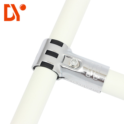 High Quality Chrome Plated HJ-11 Lean Pipe Joint Connertor For 28mm Diameter Lean Tube