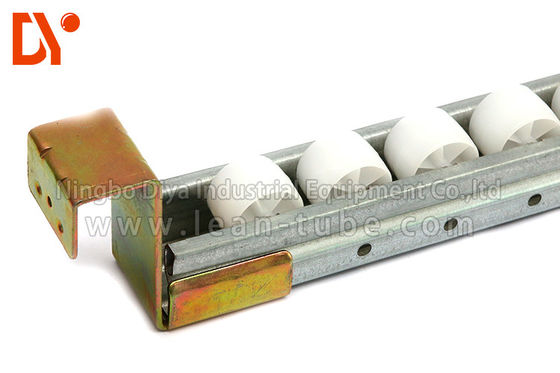 4 Meters Roller Track System Metal Plate Plastic Wheel Customized Color