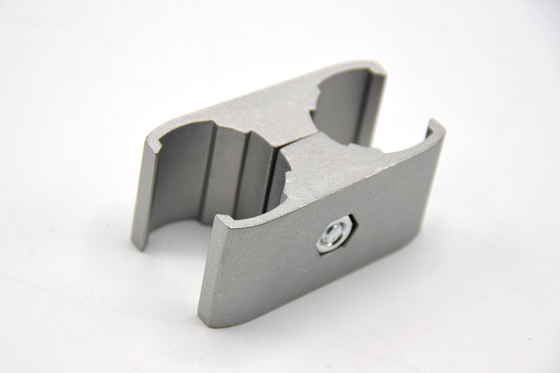 Aluminium Alloy Pipe Connectors Sandblasting Metal Pipe Joints