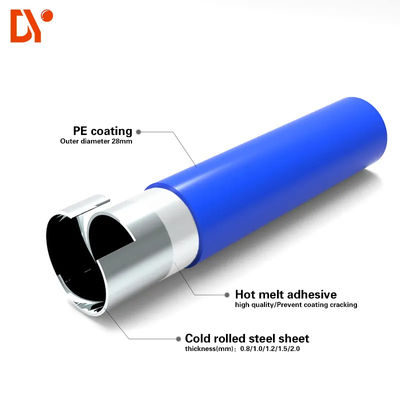 PE / ABS Coated Lean Tube