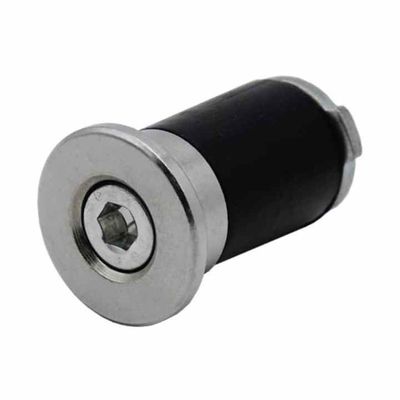 OD 28mm Lean Pipe 액세서리 Lean Tube End Cap 알루미늄 둥근 파이프 금속 플러그