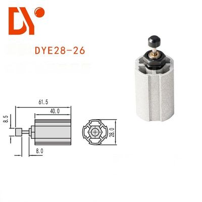 온도 판매를 위한 수압 완충기 OD 28mm 알루미늄 린 파이프 튜브
