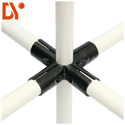 2.3mm 두께 SPHC 금속 블랙 전기영동 린 파이프 조인트 녹 방지