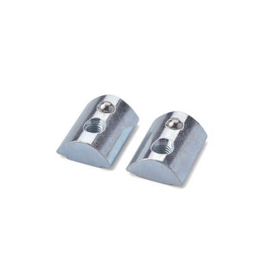 European Standard T-shaped Slider Nut Nickel Plated Elastic Steel Ball Nut Block Stainless Steel