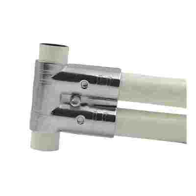 HJ-14 크로밍 플래팅 둥근 금속 파이프 관절 / 커넥터 / 튜브 커넥터 3 차원 린 파이프 시스템 조립 라인