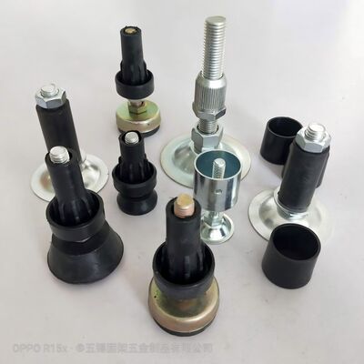 Thin-walled Pipe Foot Bushing Composite Tube Fitting Accessories Foot Cover for Lean Tube Racking System Workbench