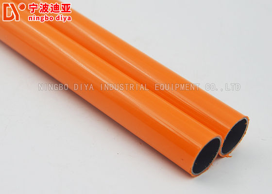 Professional Orange Lean Pipe Colded Roll Bar PE / ABS Coated ISO Standard