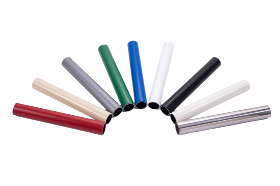 Diameter 28mm Lean Tube PE ABS ESD Coated Steel Lean Pipe Round Steel Pipe For Flexible Worktable